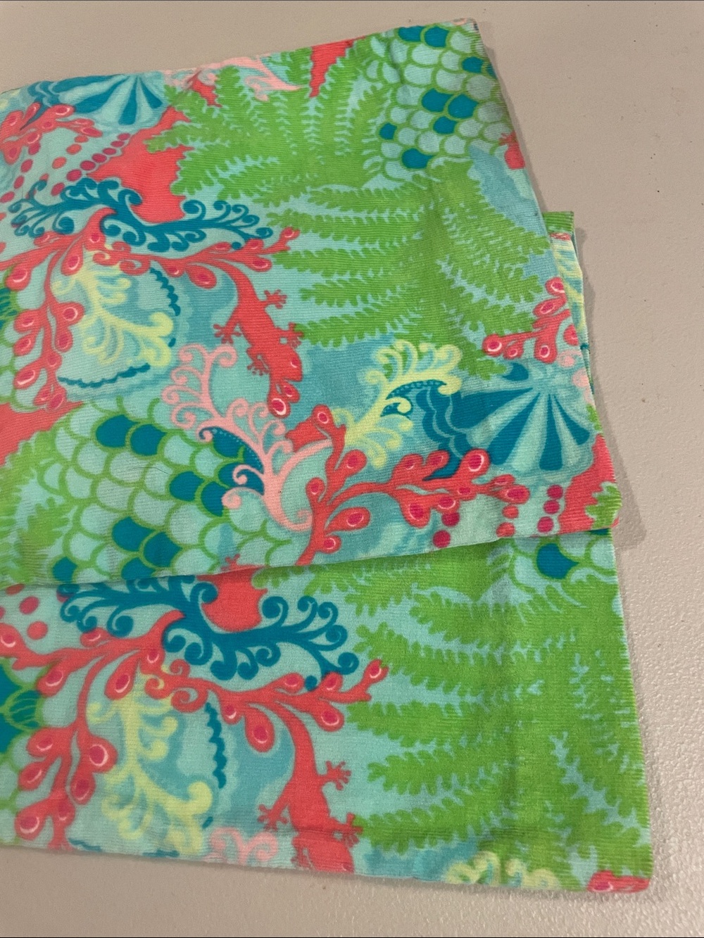 Lilly Pulitzer Coral, Aqua & Lime Boot Cut Pants - Picture 3 of 4